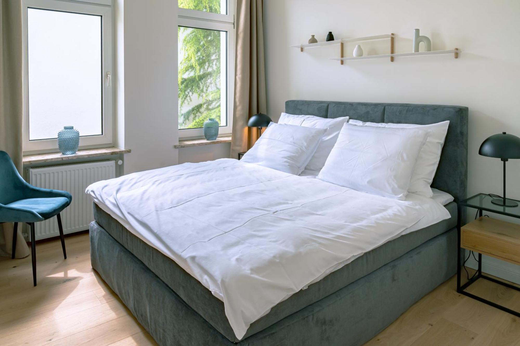 רוסטוק Kapitaenshaus Friedrich Franz - Premium Apartments 200 Meter Vom Strand Und Alten Strom מראה חיצוני תמונה