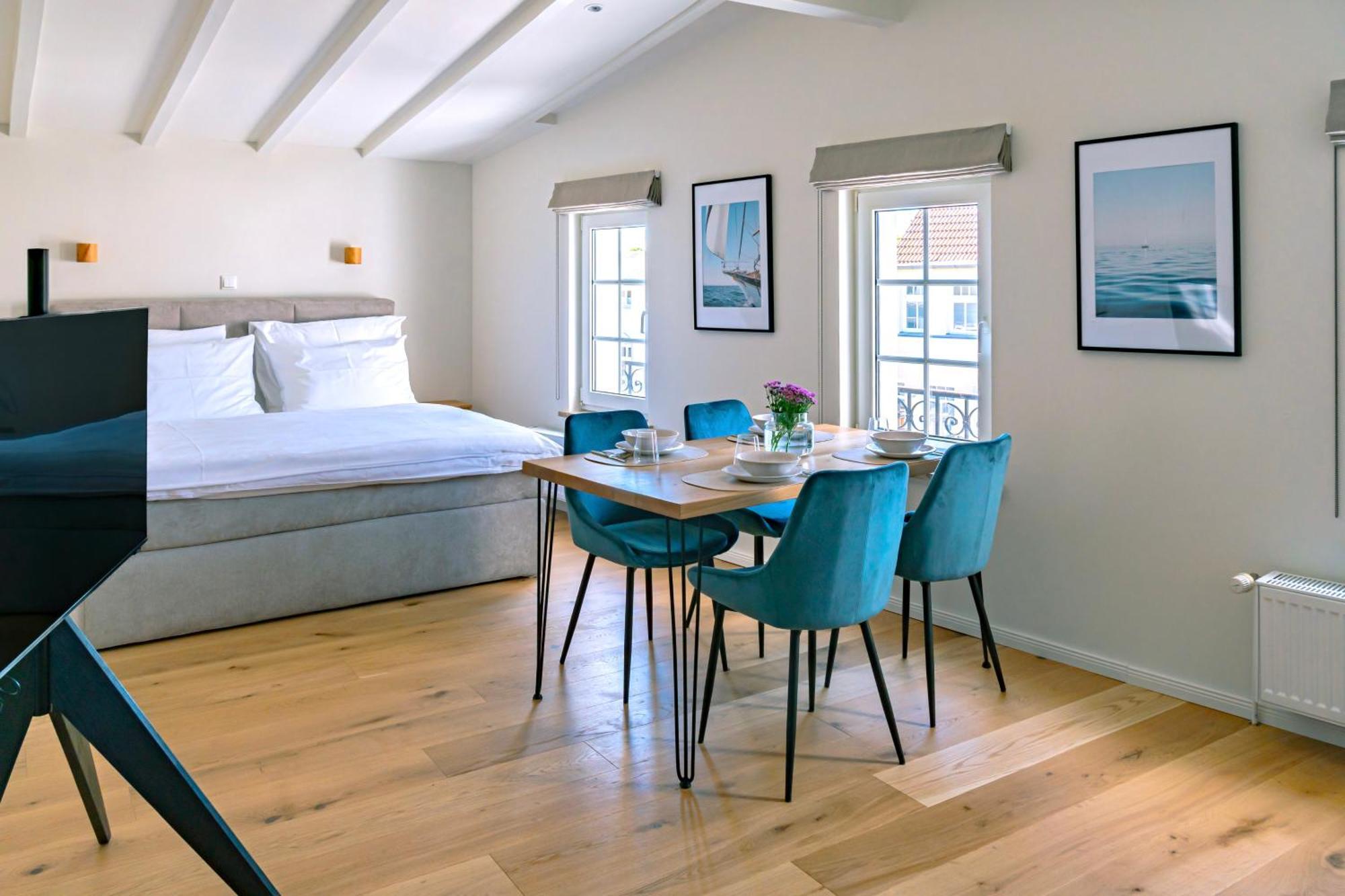 רוסטוק Kapitaenshaus Friedrich Franz - Premium Apartments 200 Meter Vom Strand Und Alten Strom מראה חיצוני תמונה