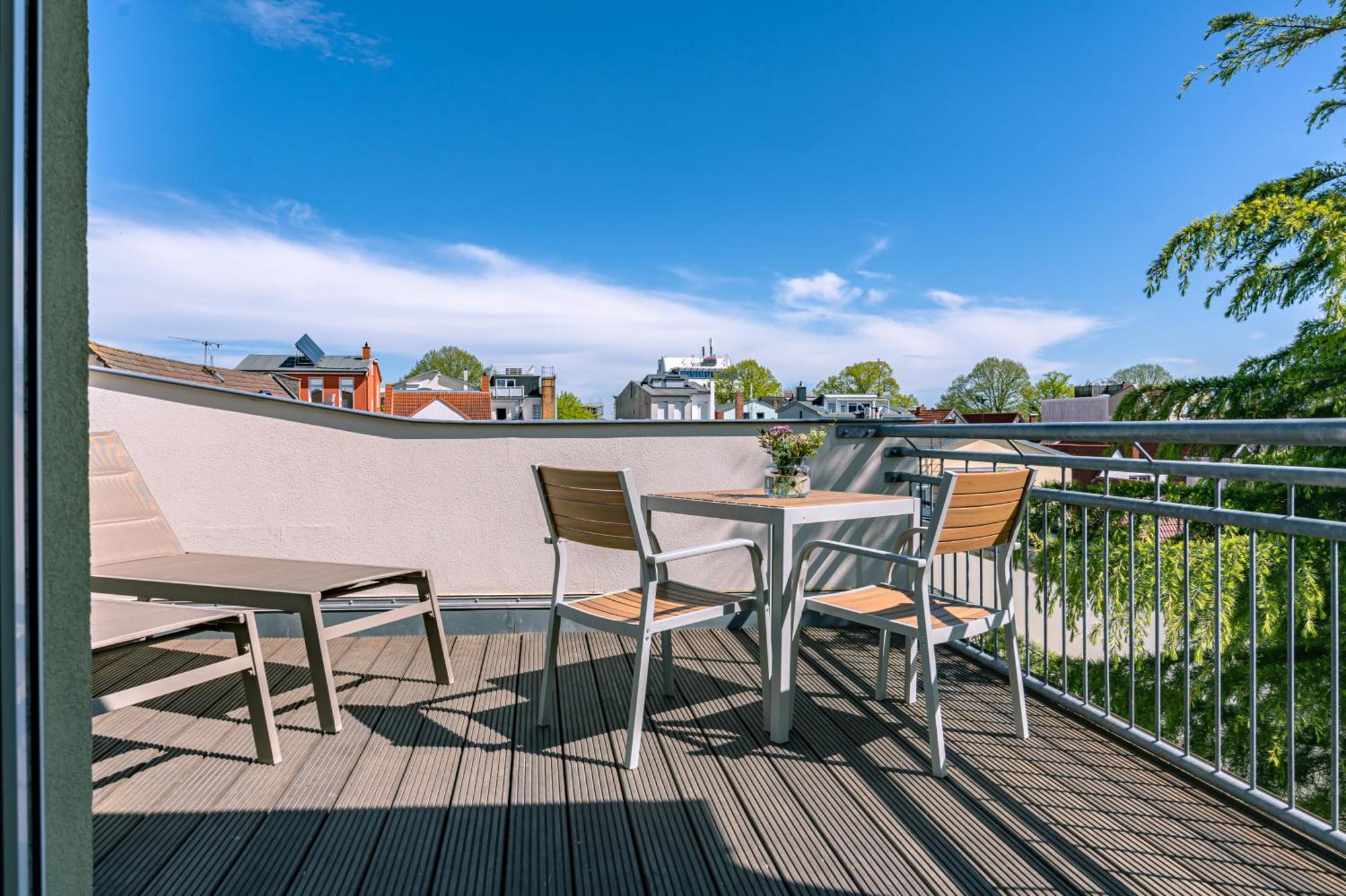 רוסטוק Kapitaenshaus Friedrich Franz - Premium Apartments 200 Meter Vom Strand Und Alten Strom מראה חיצוני תמונה