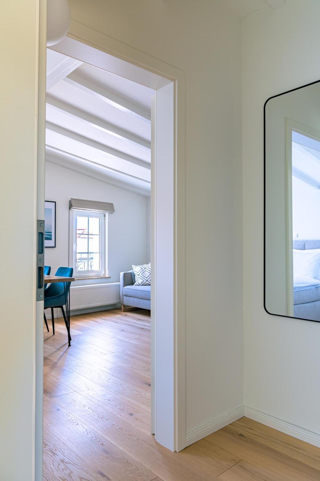 רוסטוק Kapitaenshaus Friedrich Franz - Premium Apartments 200 Meter Vom Strand Und Alten Strom חדר תמונה