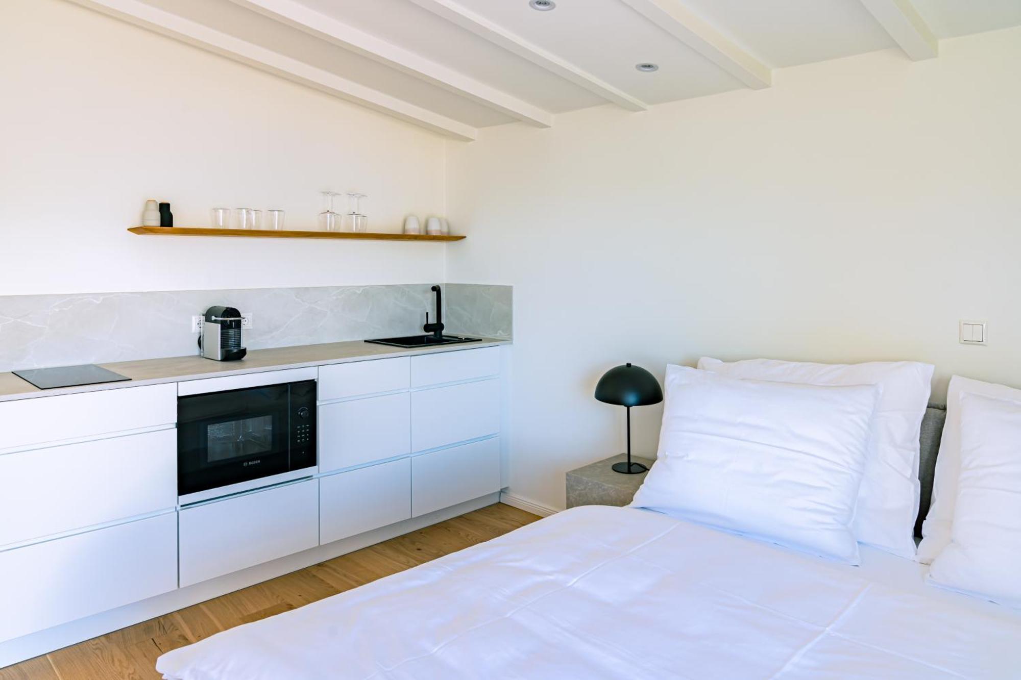 רוסטוק Kapitaenshaus Friedrich Franz - Premium Apartments 200 Meter Vom Strand Und Alten Strom חדר תמונה