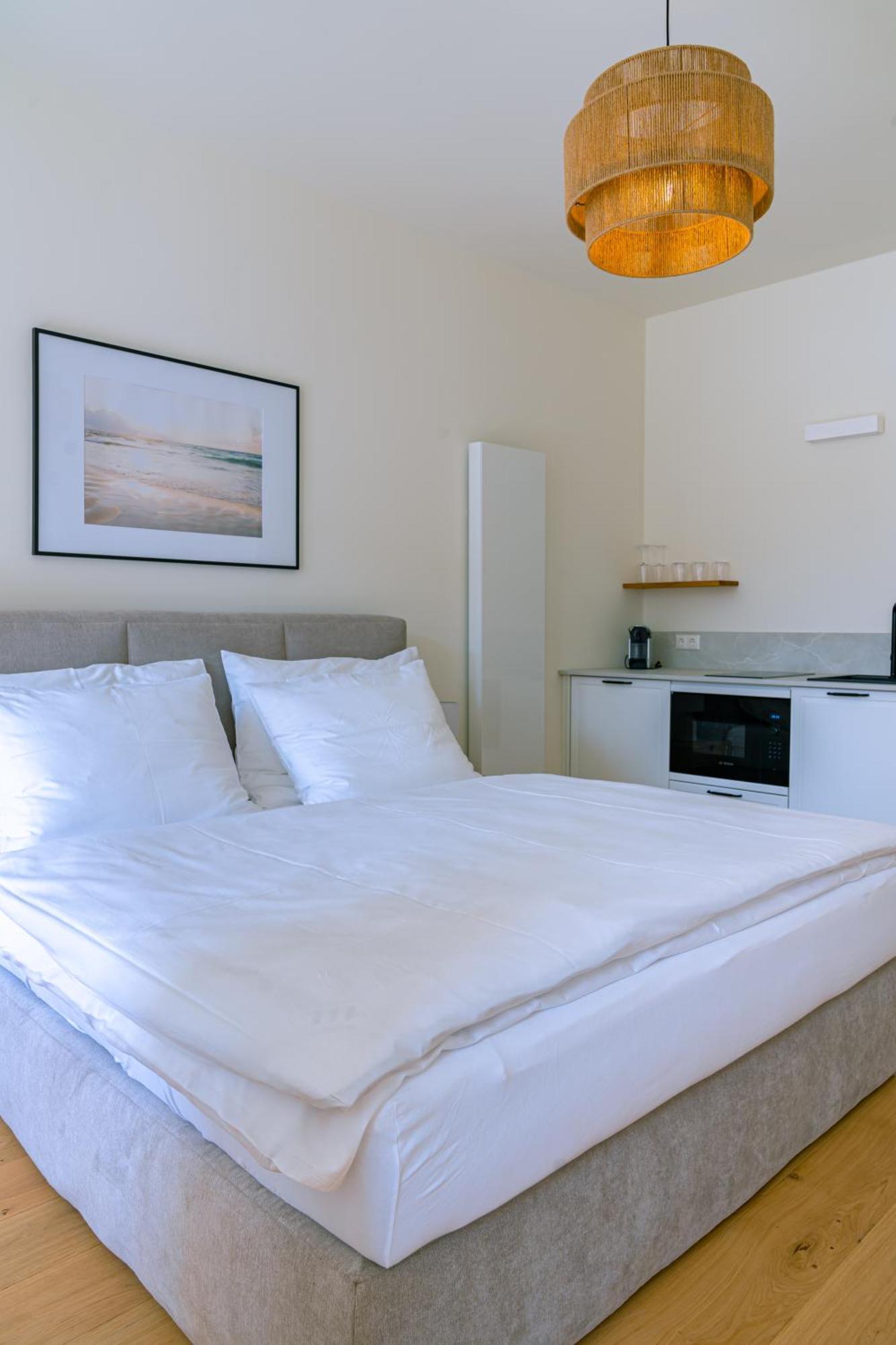 רוסטוק Kapitaenshaus Friedrich Franz - Premium Apartments 200 Meter Vom Strand Und Alten Strom חדר תמונה